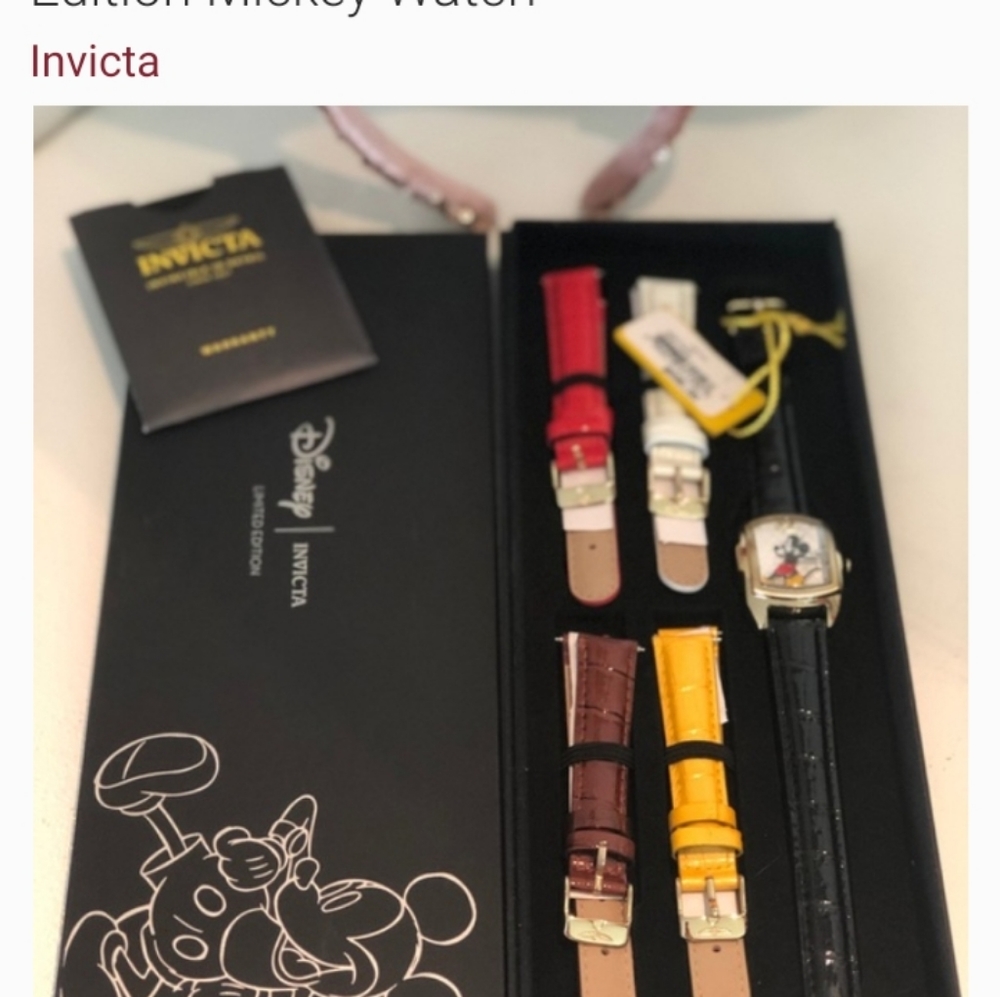 Disney's invicta watch limited edition
